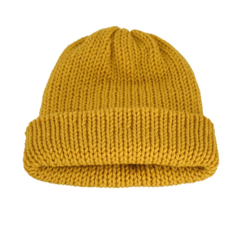 The Classic Beanie Mustard